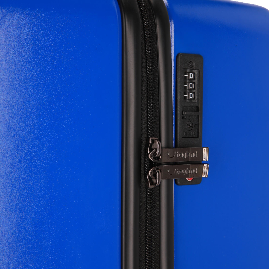 Валіза Bagland Wave велика 104 л синя (1143321838) - зображення 10