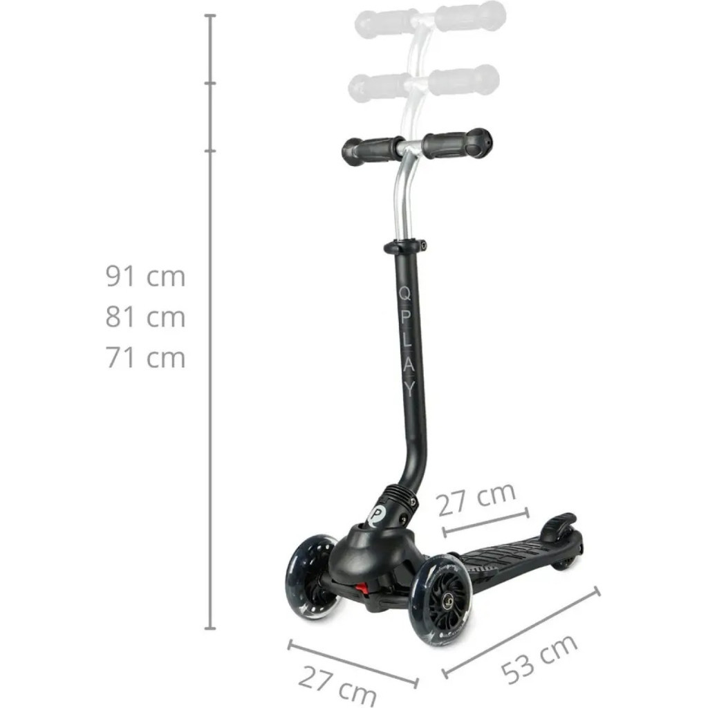 Самокат QPlay 5 в 1 Sema Pro Black (ST-004SemaProBlack) - зображення 7