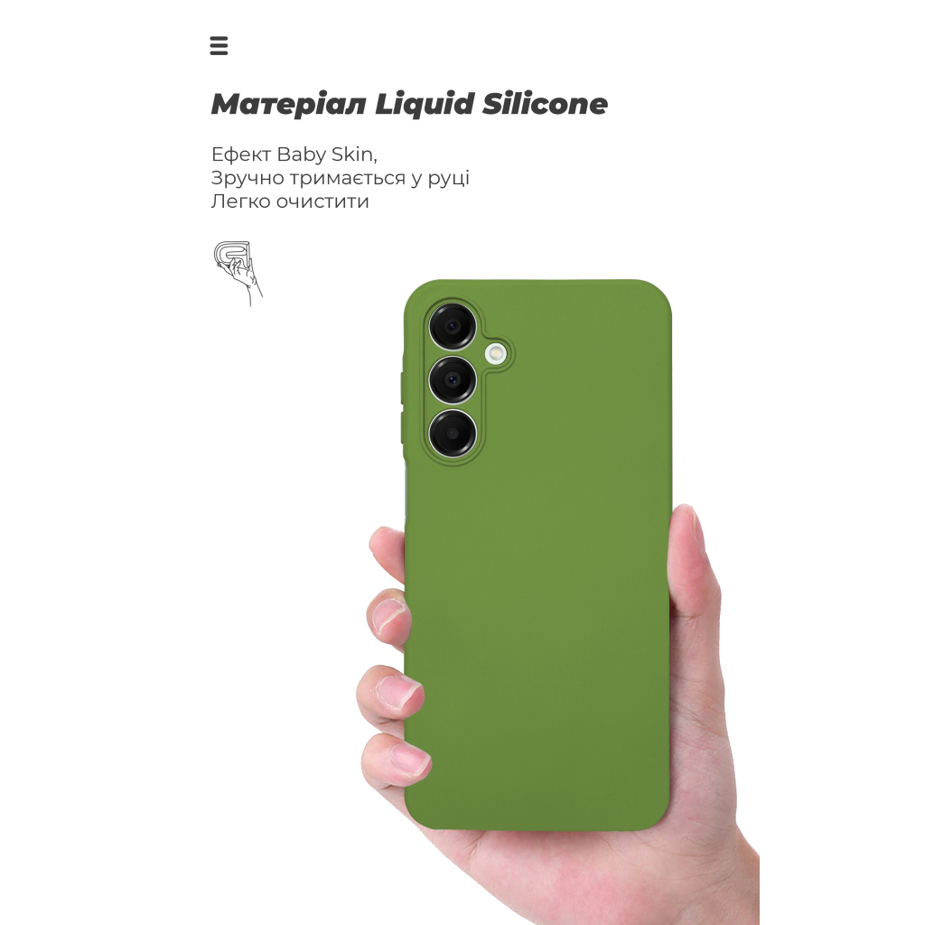 Чохол до мобільного телефона Armorstandart ICON Samsung A16 4G (A165) Camera cover Green (ARM82755) - зображення 7