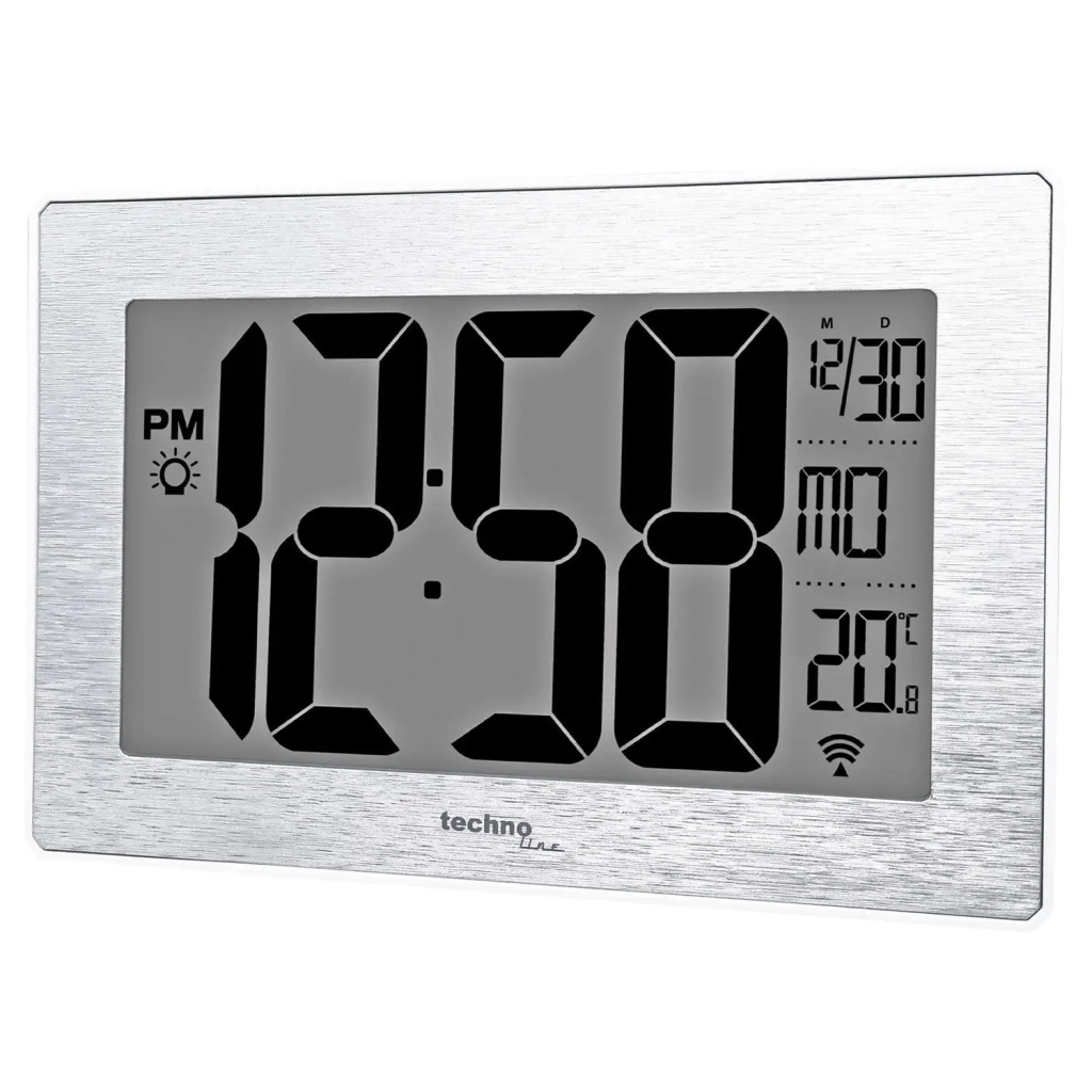 Настінний годинник Technoline WS8019 Silver (DAS301306) - зображення 3