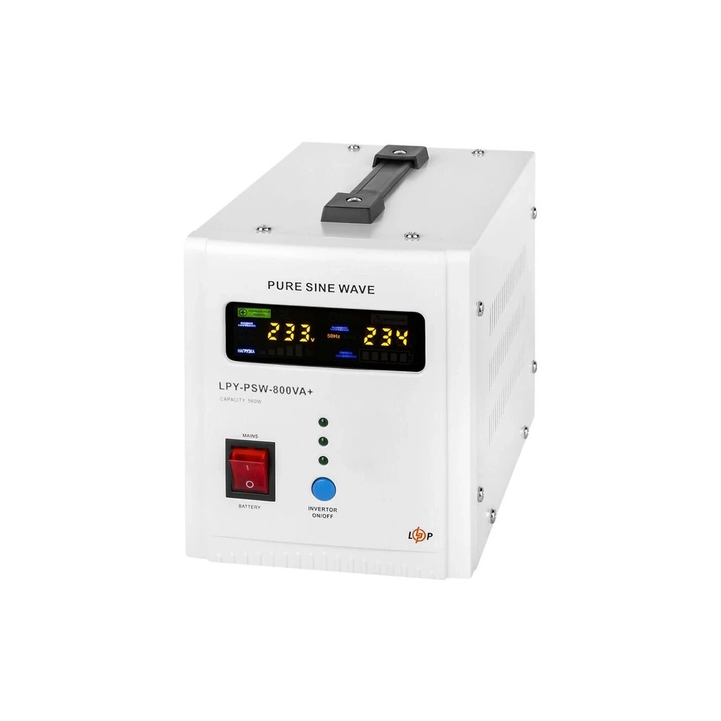 Пристрій безперебійного живлення LogicPower LPY- PSW-800VA+ (4153) - зображення 1