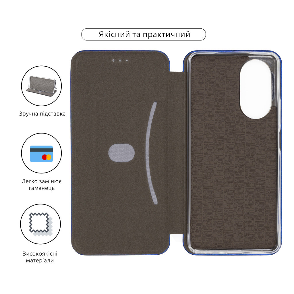 Чохол до мобільного телефона Armorstandart G-Case OPPO A58 4G Blue (ARM66479) - зображення 3