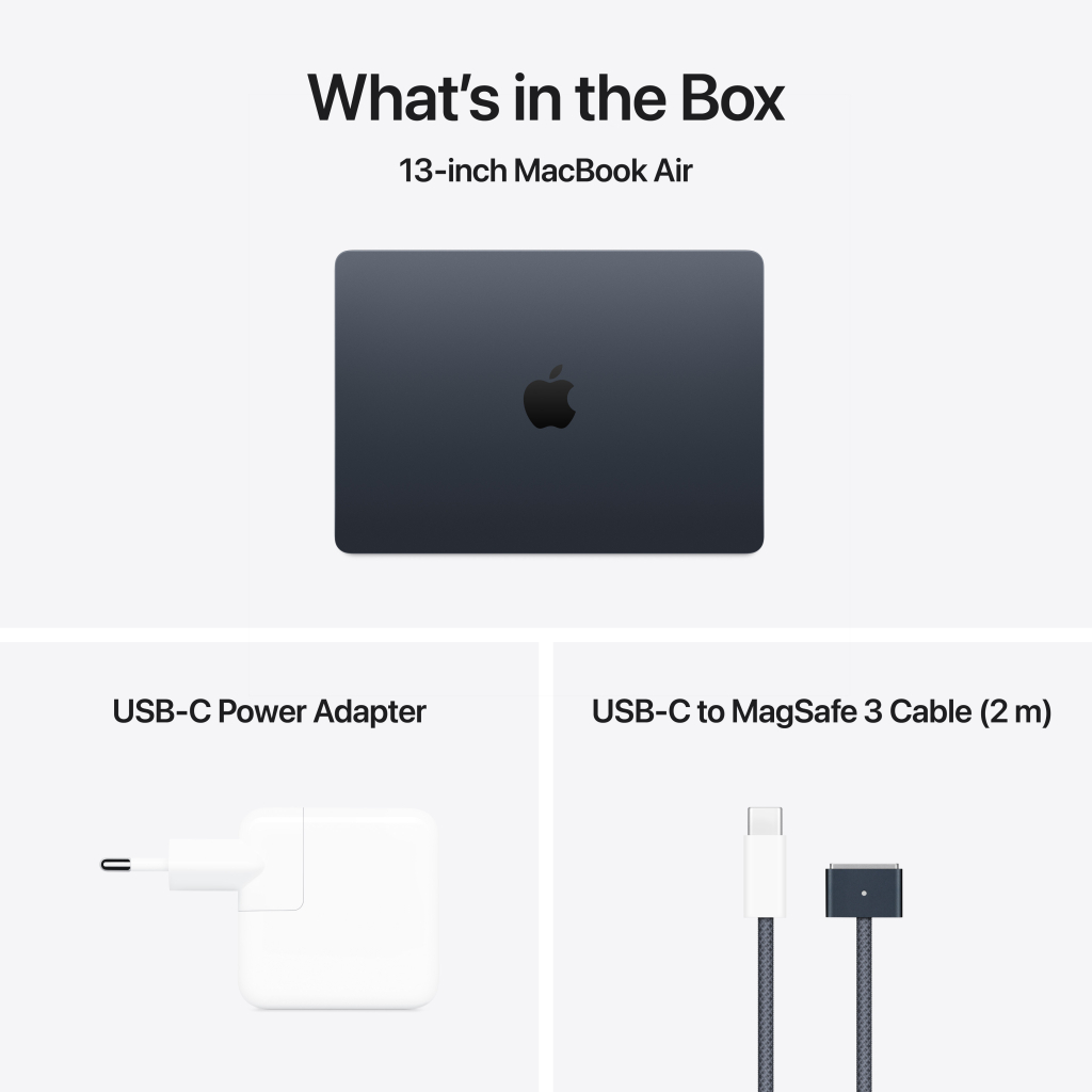 Ноутбук Apple MacBook Air 13 M4 A3240 Midnight (MW133UA/A) - зображення 9
