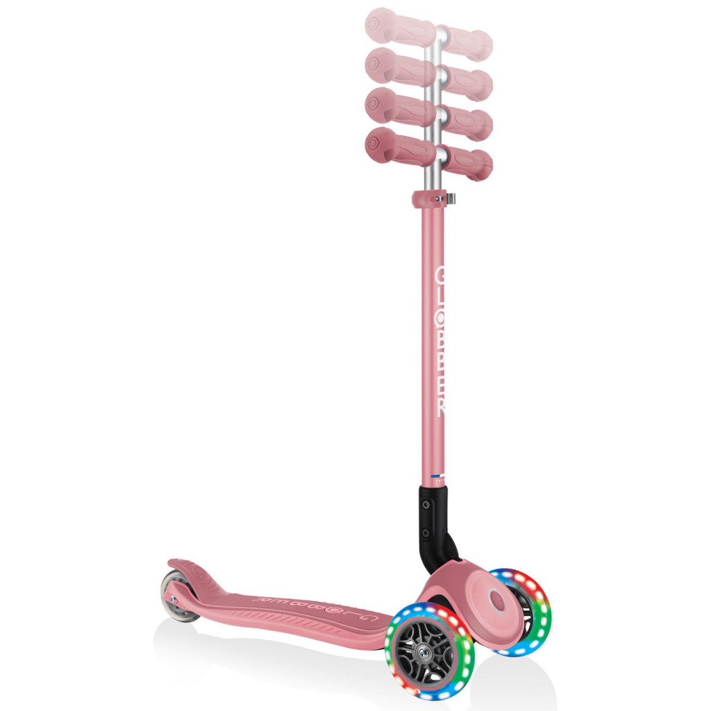 Самокат Globber Primo Foldable Plus Lights пастельно-рожевий (439-210) - зображення 6