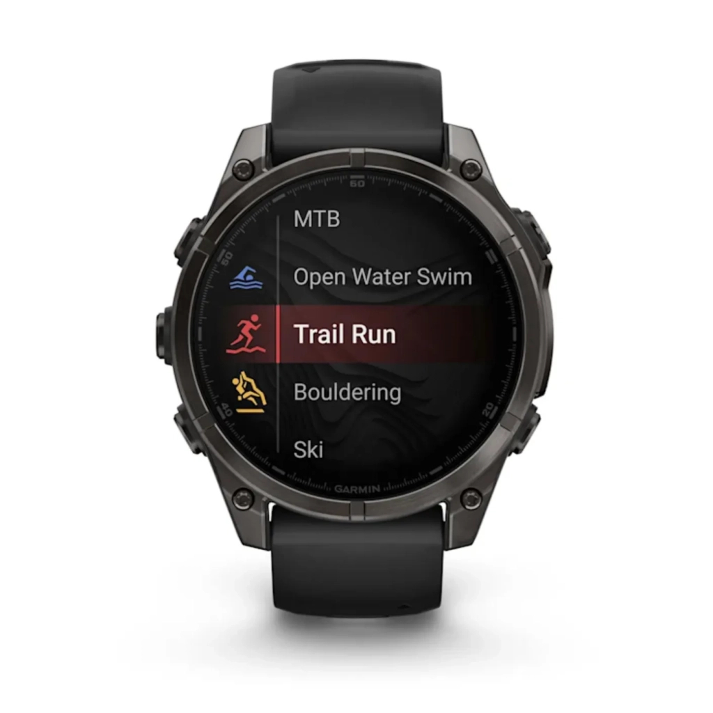 Смарт-годинник Garmin fenix 8 47mm, AMOLED, Saph, CrbnGryTi/Blk, Blk/PebbleGryBnd, GPS (010-02904-21) - зображення 10