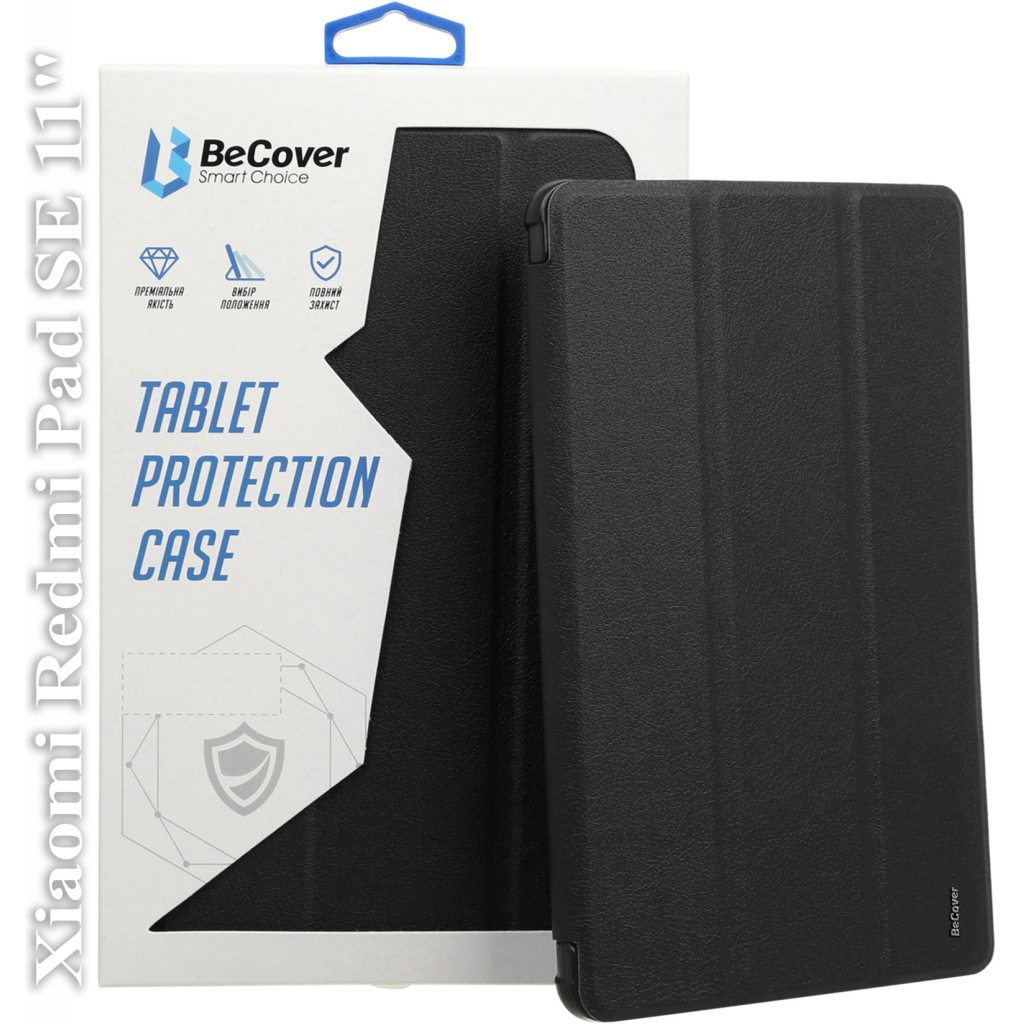 Чохол до планшета BeCover Smart Case Xiaomi Redmi Pad SE11" Black (709857) - зображення 1