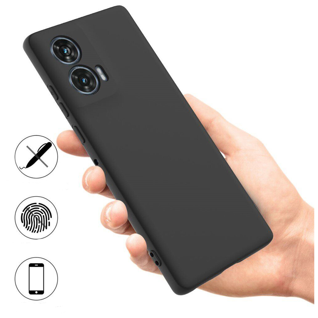 Чохол до мобільного телефона BeCover Motorola Edge 50 Fusion Black (712742) - зображення 4