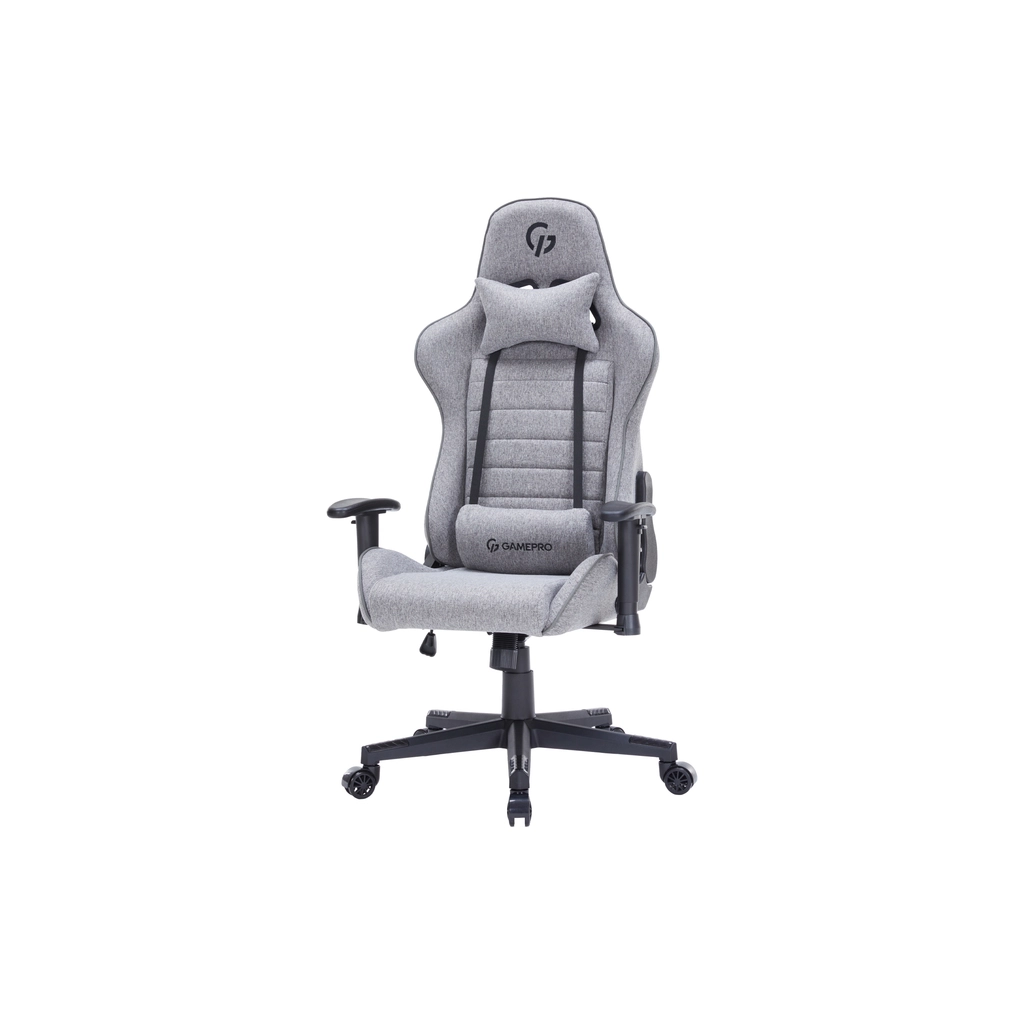 Крісло ігрове GamePro GC575FB Size L Fabric Gray (GC575FG) - зображення 1