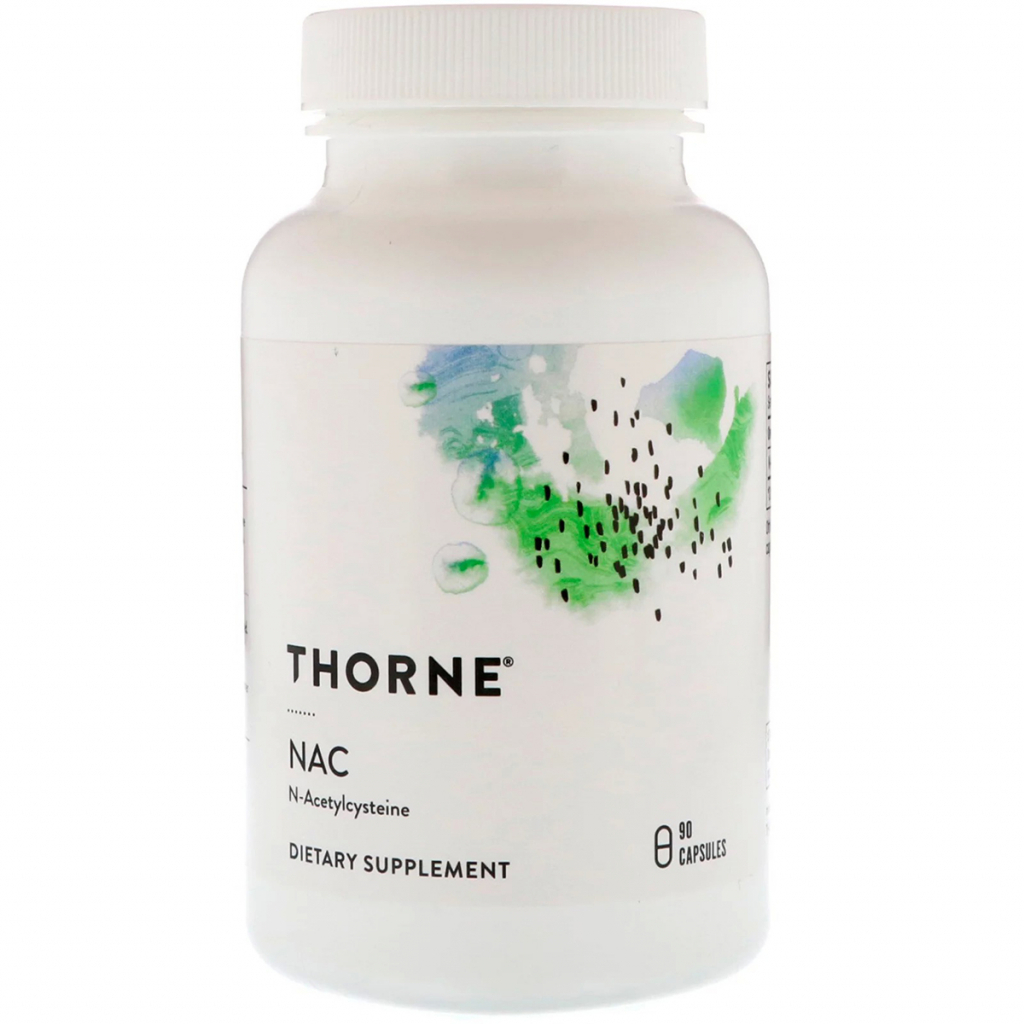 Амінокислота Thorne Research NAC (N-Ацетил-L-Цистеїн) 500 мг, 90 капсул (THR-56002) - зображення 1