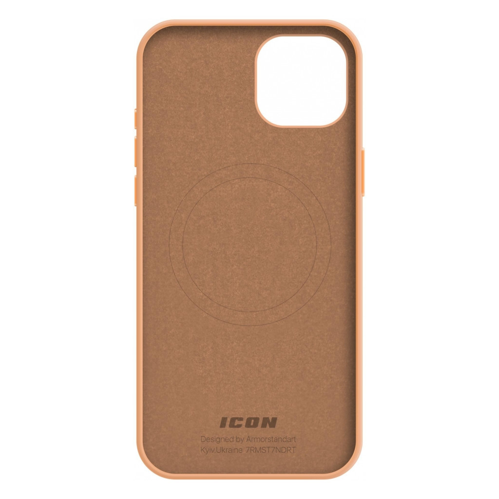 Чохол до мобільного телефона Armorstandart ICON2 MagSafe Apple iPhone 15 Plus Orange Sorbet (ARM72740) - зображення 2