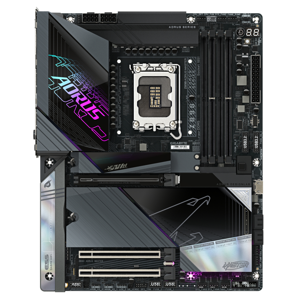 Материнська плата GIGABYTE Z890 AORUS MASTER - зображення 1