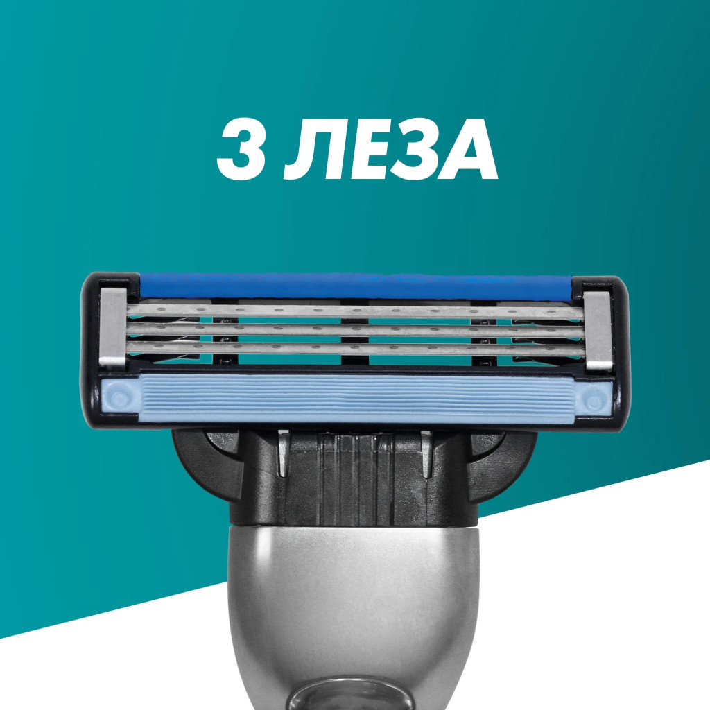Набір косметики Gillette Бритва Mach3 з 2 змінними картриджами + Гель для гоління Series 200 мл + Косметичка (8700216075251) - зображення 7