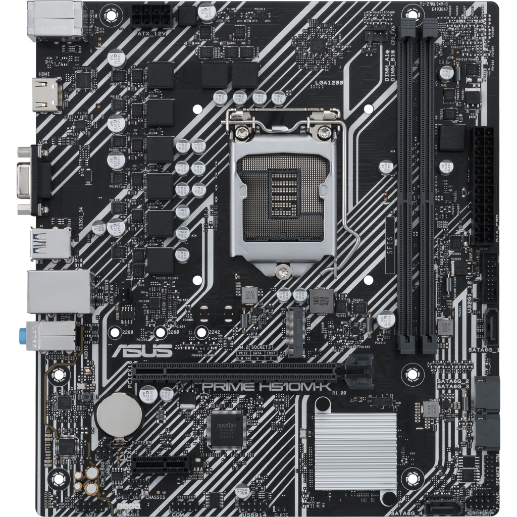 Материнська плата ASUS PRIME H510M-K R2.0 - зображення 1