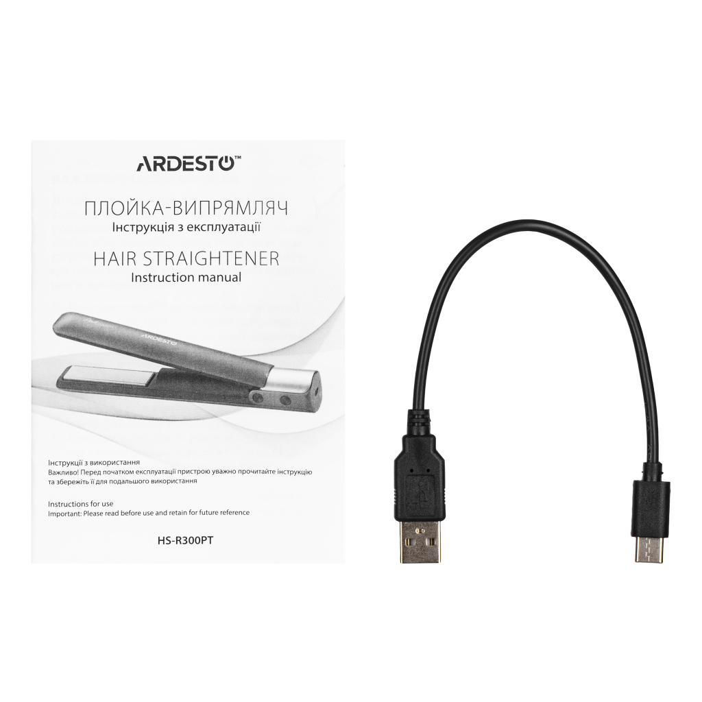 Вирівнювач для волосся Ardesto HS-R300PT - изображение 10