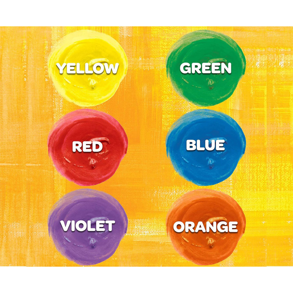 Гуашеві фарби Crayola Classic washable 6 шт (54-1204) - зображення 4