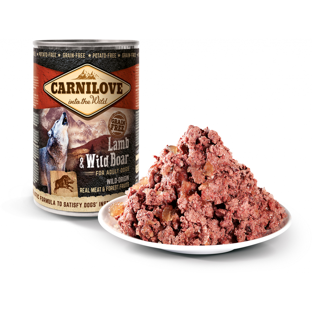 Консерви для собак Carnilove Dog з ягням та кабаном 400 г (8595602511631) - зображення 2