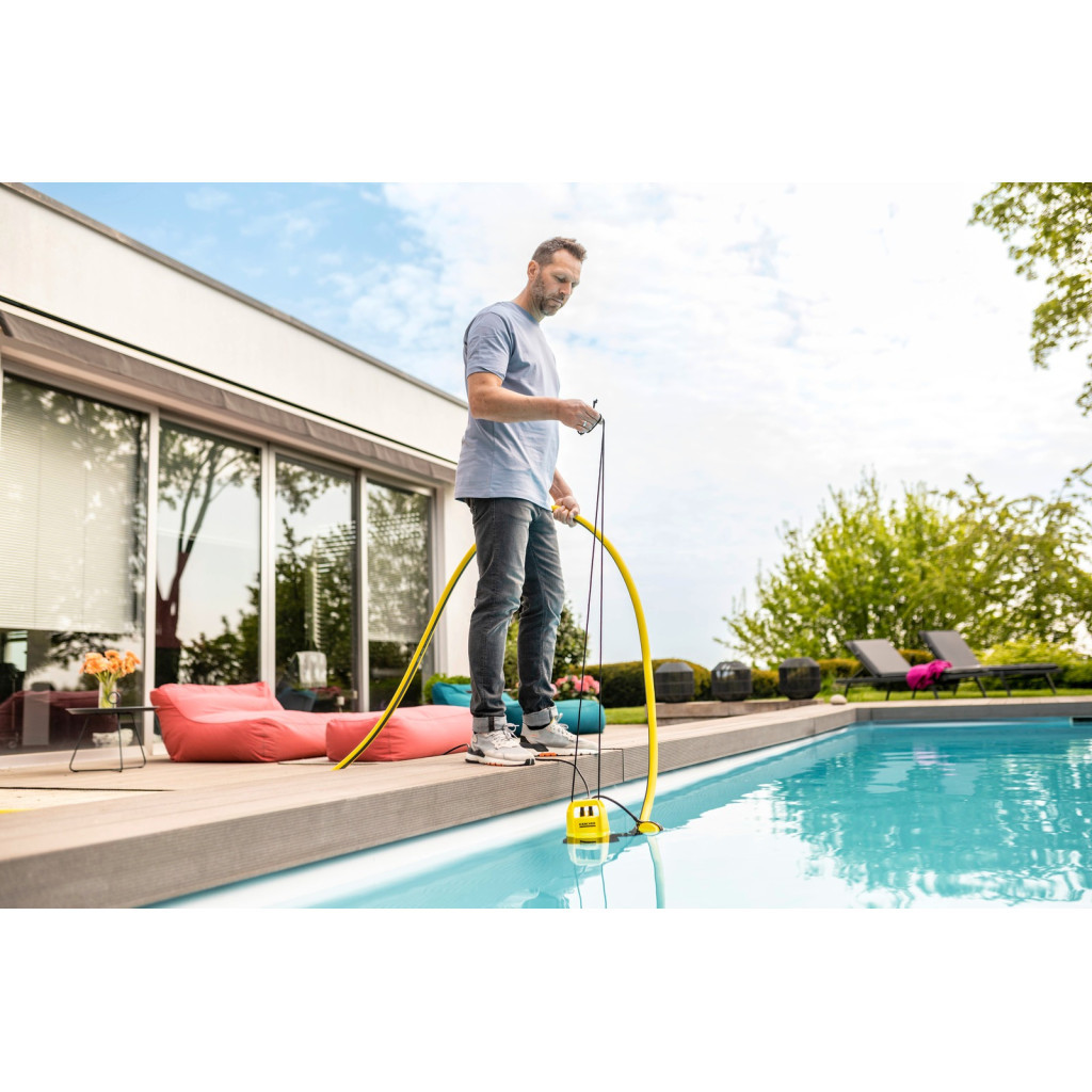 Дренажний насос Karcher для чистої води SP 9.000 Flat, 280Вт, 9Куб/год, 6м, глибина 7м, 3.75 кг (1.645-810.0) - зображення 3