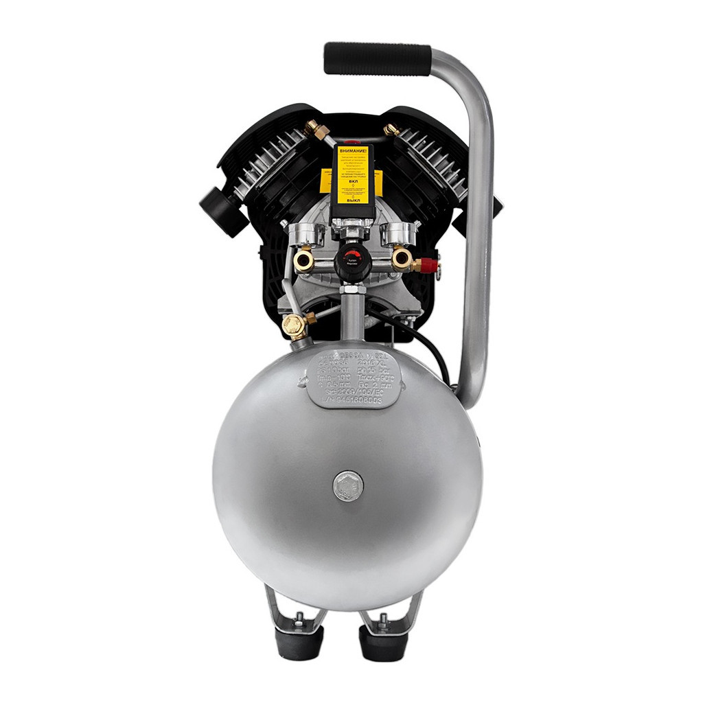 Компресор Sigma двоциліндровий 2.5кВт 455л/хв 10бар 50л (2 крана) (7043721) - зображення 4