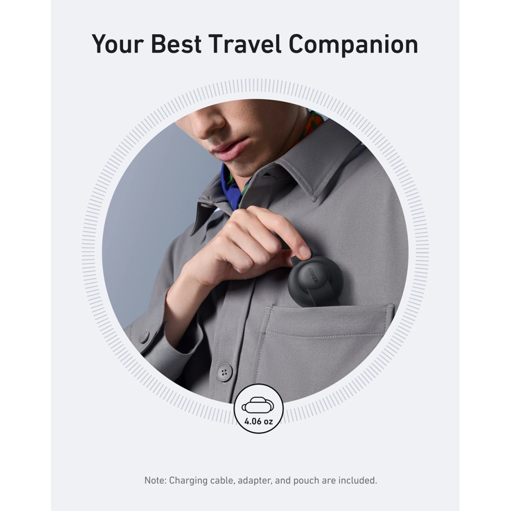 Зарядний пристрій Anker MagGo Wireless Charging Pad 15W 3-in-1 Foldable Black (B25M8H11) - зображення 4