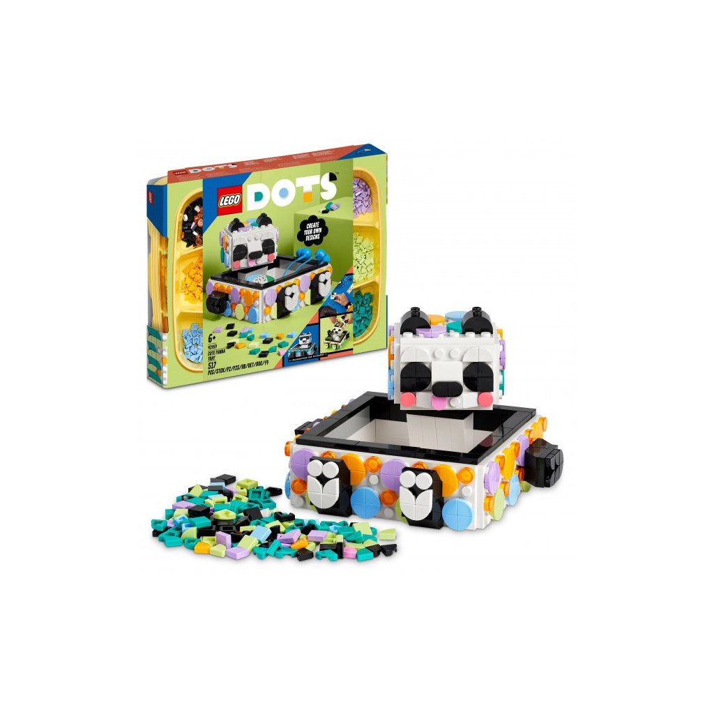 Конструктор LEGO DOTS Шухляда з милою пандою 517 деталей (41959) - зображення 2