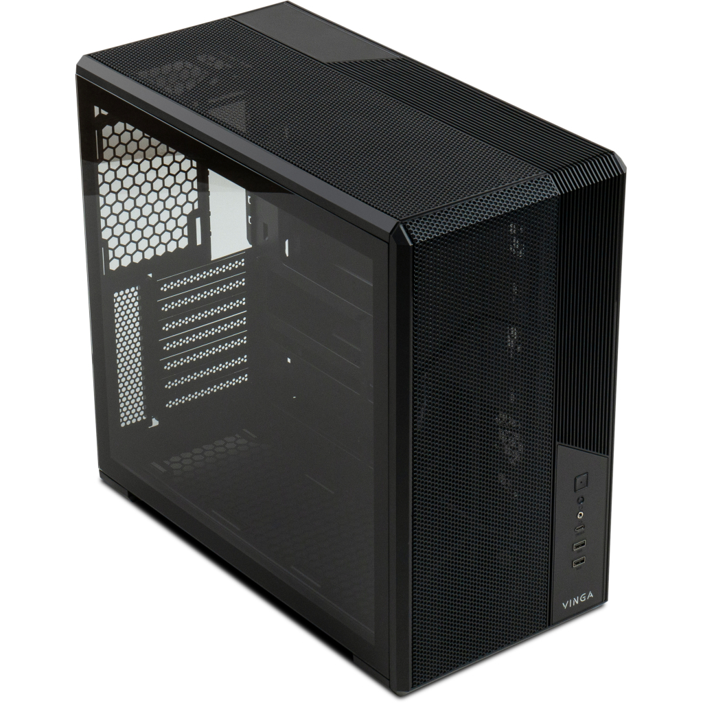 Корпус для ПК Vinga Eclipse Black - зображення 3