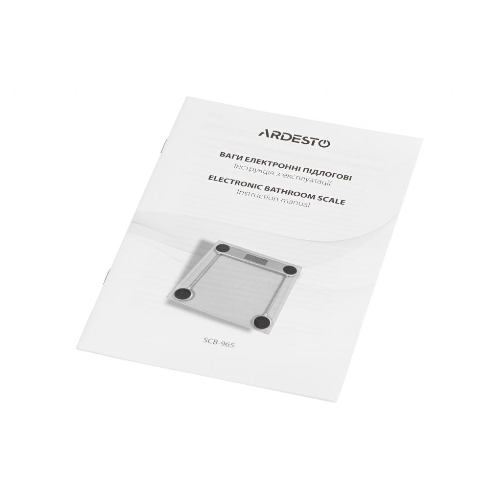 Ваги підлогові Ardesto SCB-965LEAVES - зображення 5