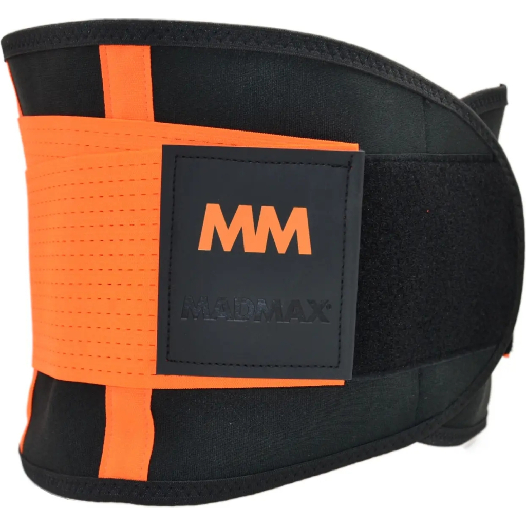 Пояс компресійний MadMax MFA-277 Slimming and Support Belt black/neon orange M (MFA-277-ORG_M) - зображення 4