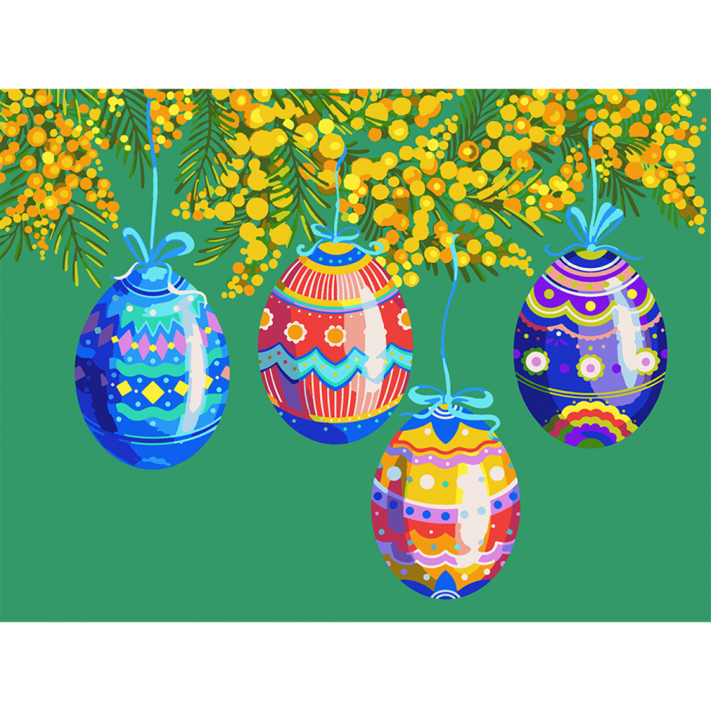 Картина по номерам Santi Великдень ©pollypop92 30*40 см (954493) - зображення 1