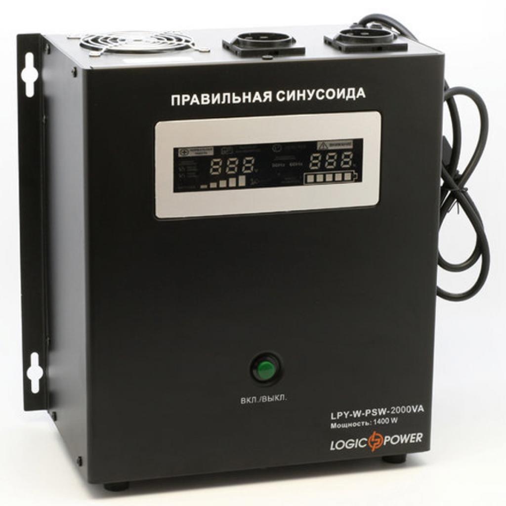Пристрій безперебійного живлення LogicPower LPY- W - PSW-2000VA+, 10А/20А (4146) - зображення 2