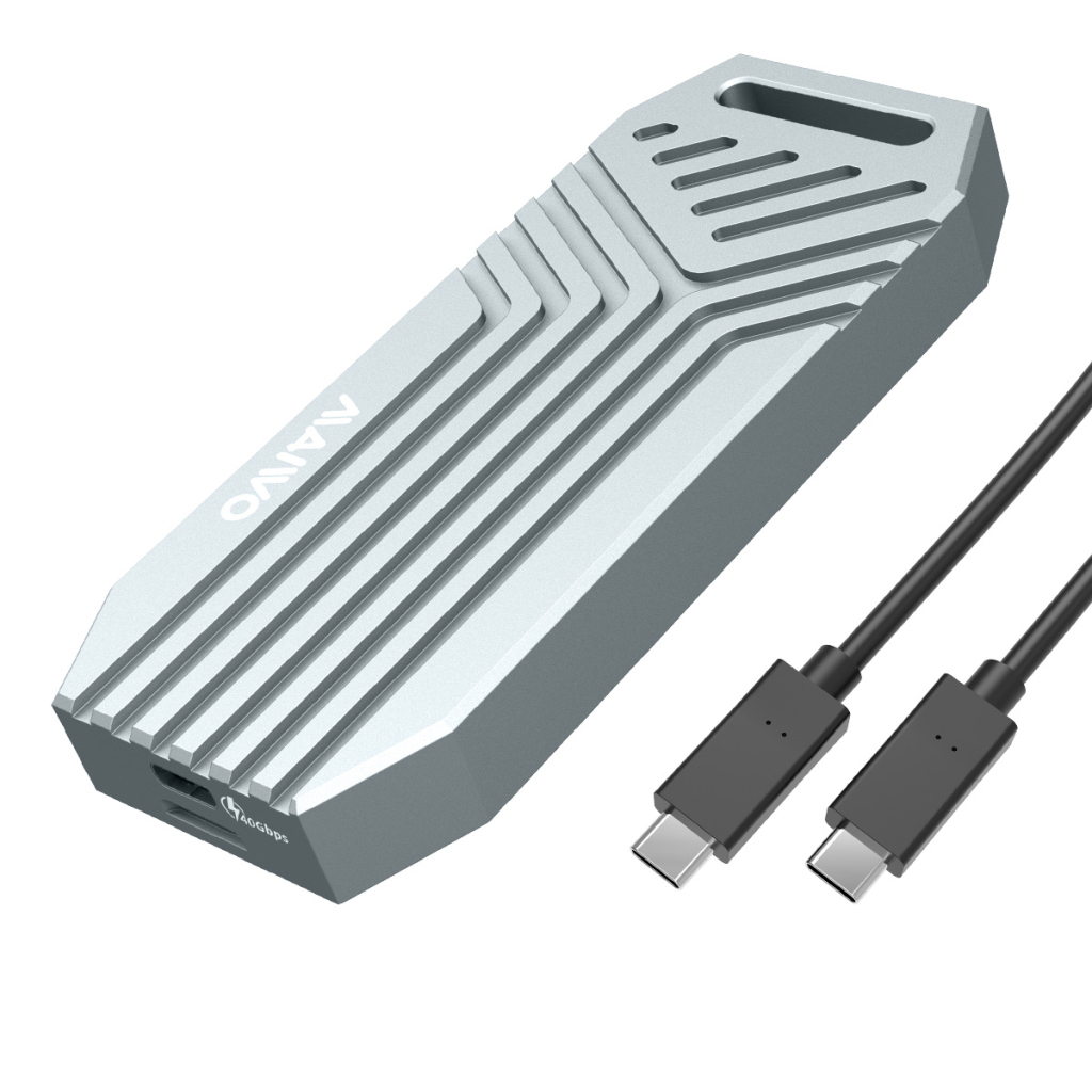 Кишеня зовнішня Maiwo M.2 SSD NVMe 2280 ч-з USB4.0 Type-C 40Gbps (K1695) - зображення 1