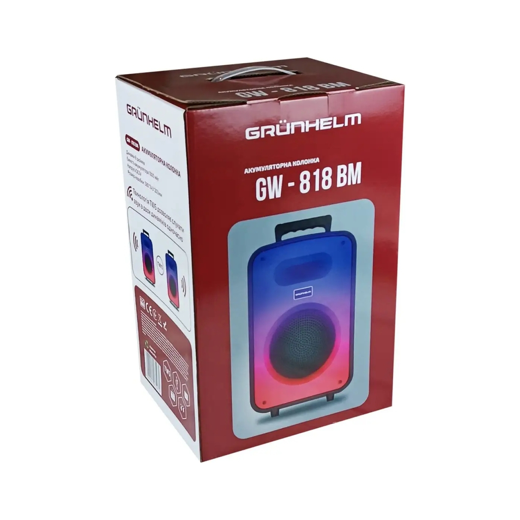 Акустична система Grunhelm GW - 818 BM (GW-818-BM) - зображення 12