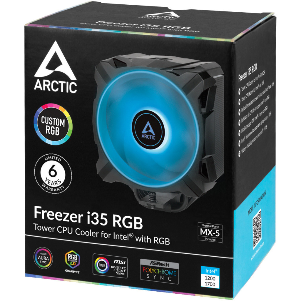 Кулер до процесора Arctic Freezer i35 RGB (ACFRE00096A) - зображення 8