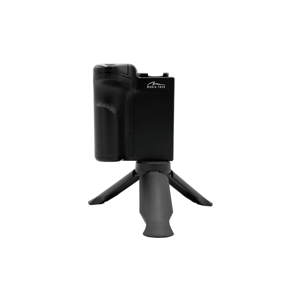 Штатив Media-Tech 3-in-1 Phone Tripod Stand with Bluetooth Remote Black (MT5543) - зображення 1