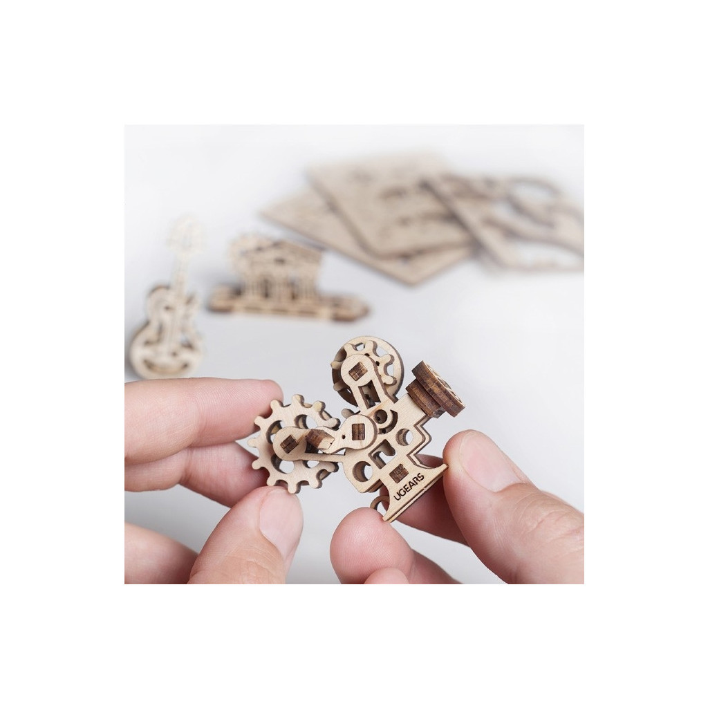 Збірна модель Ugears механічний Фіджет Творчість (70041) - изображение 4