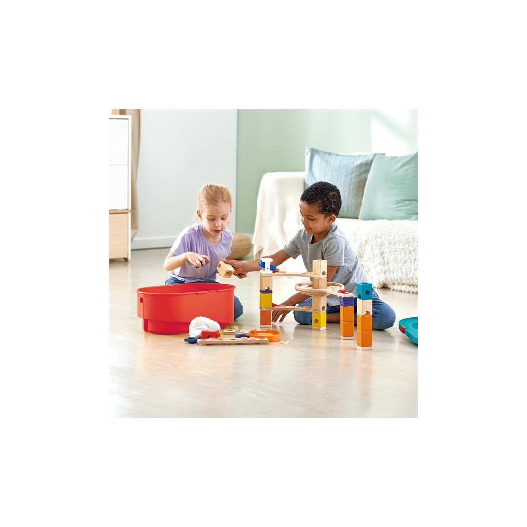 Конструктор Hape лабіринт Quadrilla у ящику 58 елементів (E6027) - зображення 2