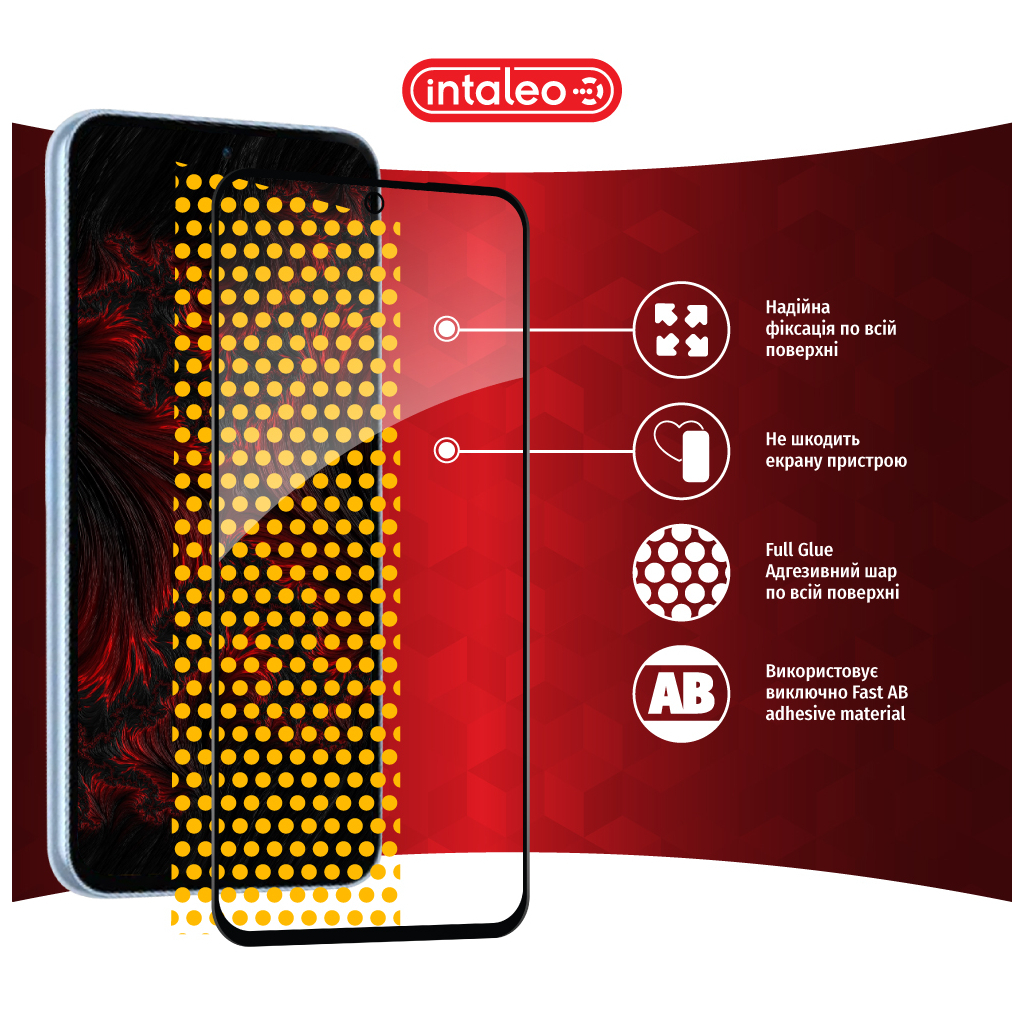 Скло захисне Intaleo Full Glue Samsung A54 5G Black (1283126559891) - зображення 7