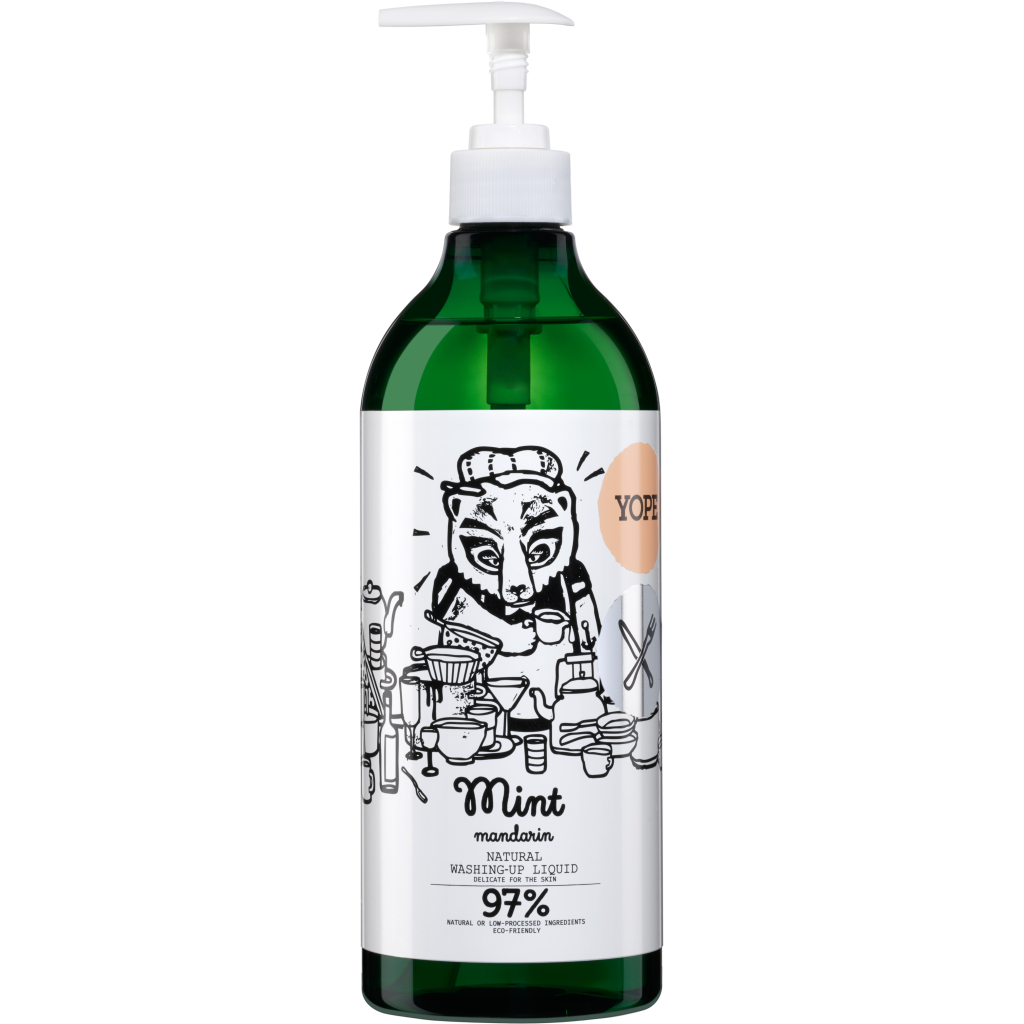 Засіб для ручного миття посуду Yope Mint and Mandarin 750 мл (5906874565285) - зображення 1