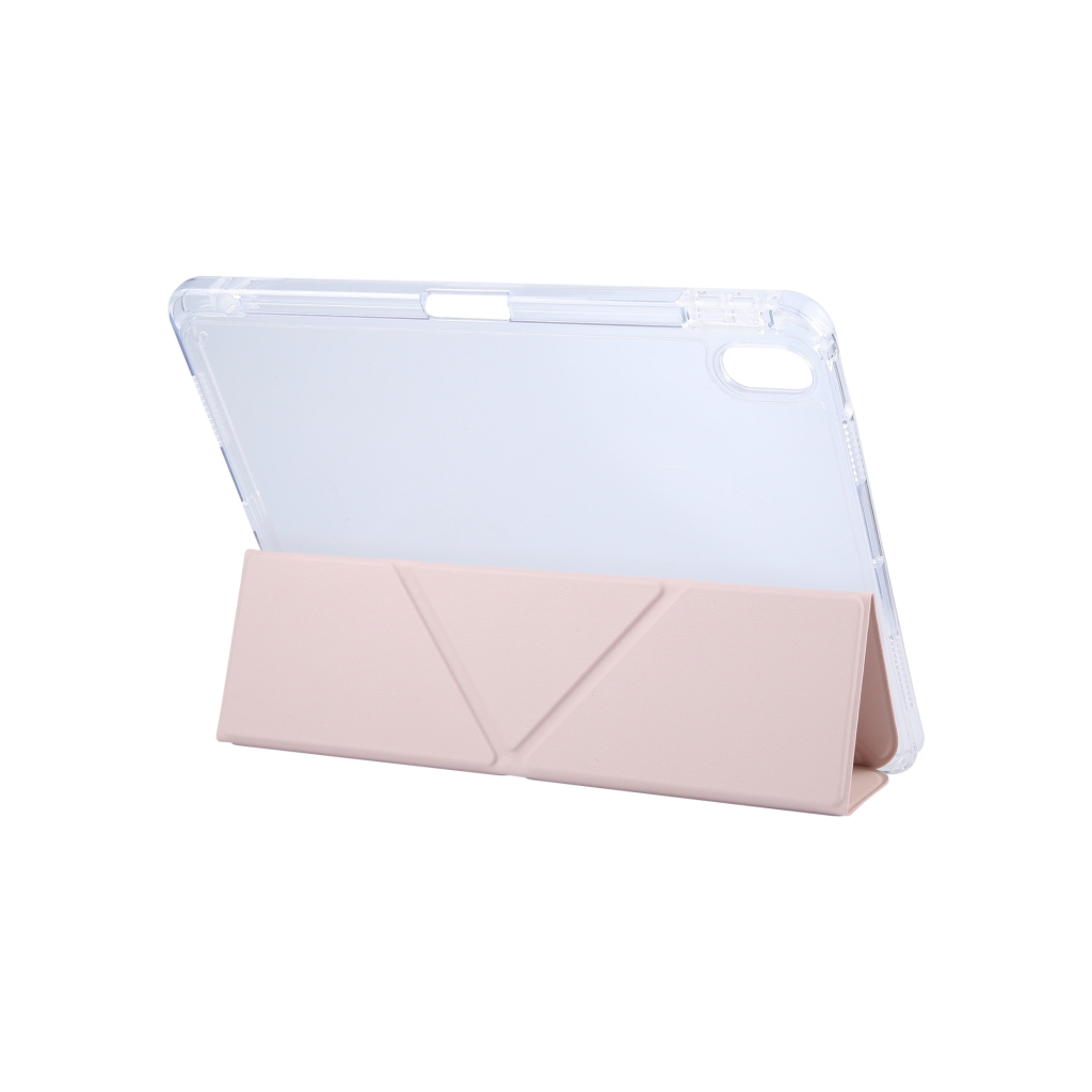Чохол до планшета BeCover Ultra Slim Origami Transparent Apple iPad 10.9" 2022/24/11" 2025 Pink (712940) - зображення 5