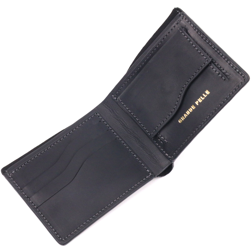 Портмоне Grande Pelle Шкіряне портмоне Слава ЗСУ Чорне (16734) - зображення 5