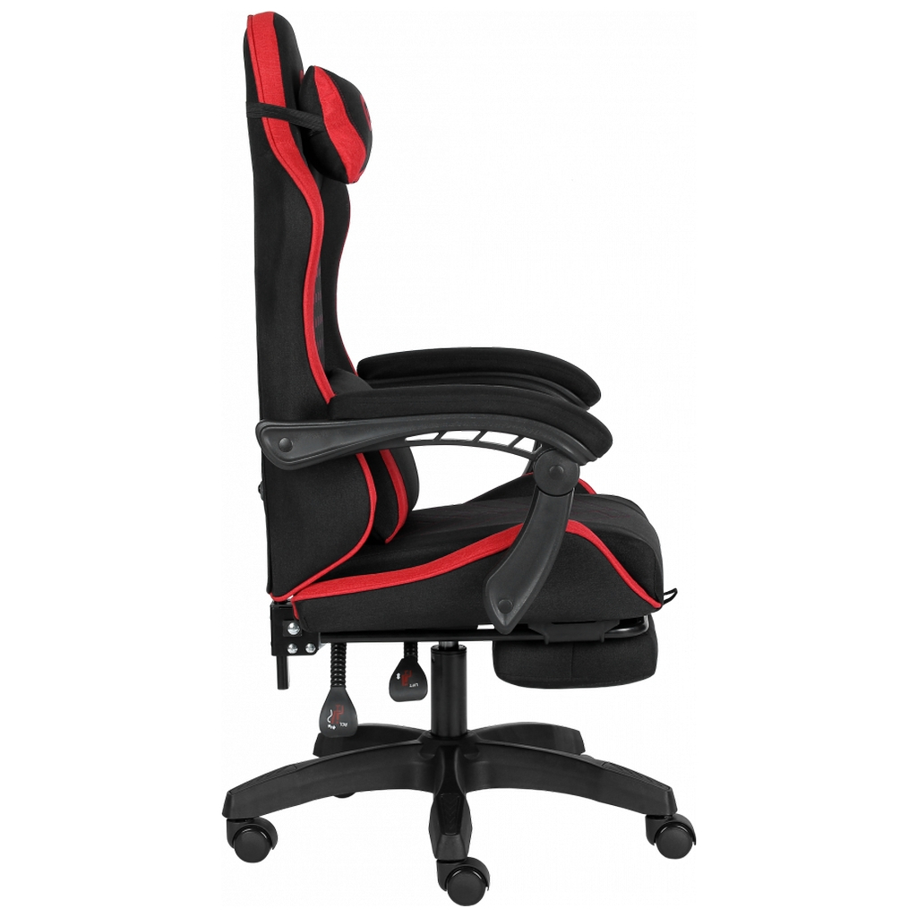 Крісло ігрове GT Racer X-2339 Black/Red (X-2339 Fabric Black/Red) - зображення 3