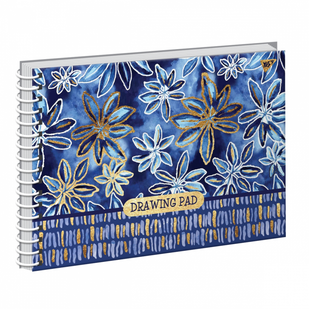Альбом для малювання Yes А4 Indigo на спіралі, 20 аркушів (130479) - зображення 1