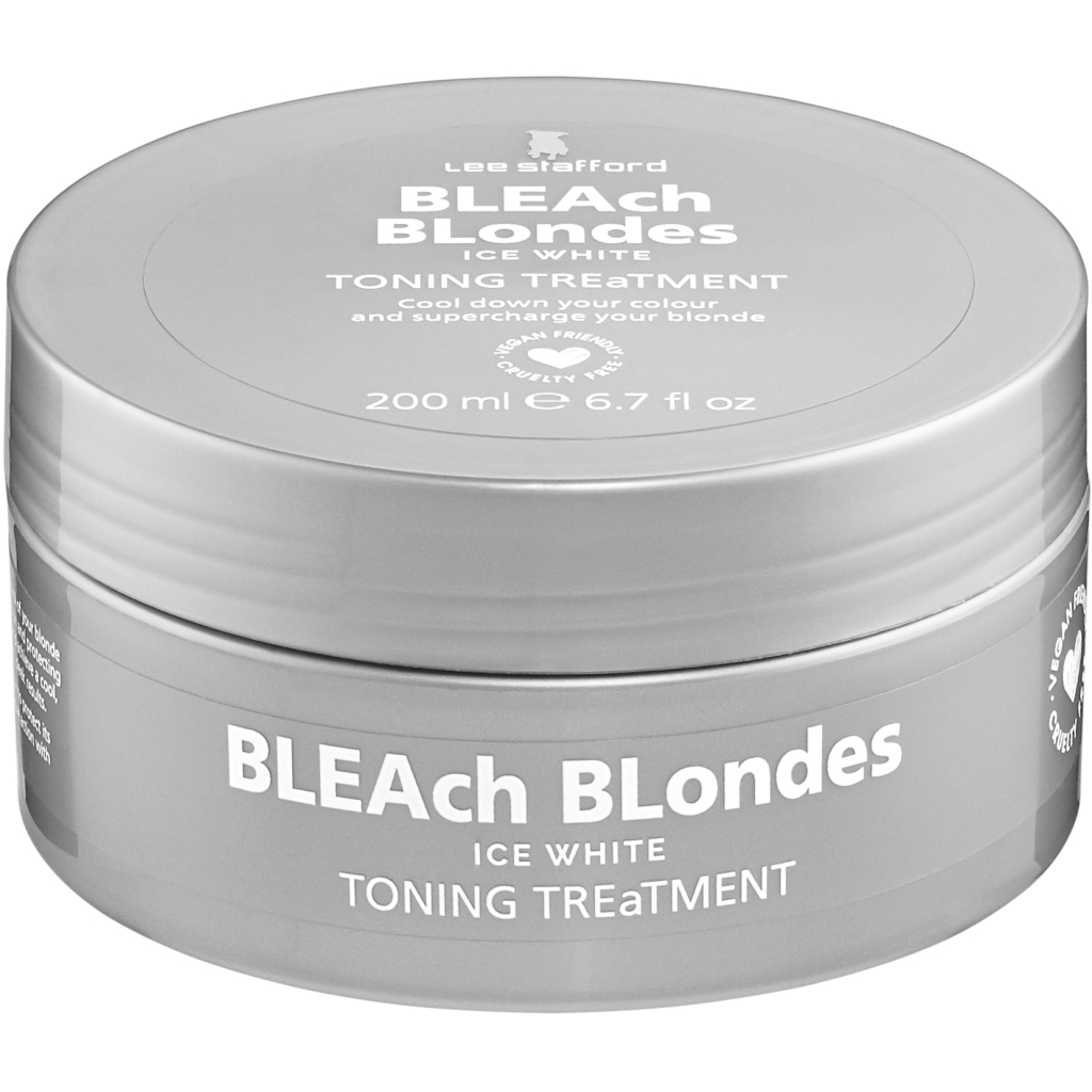 Маска для волосся Lee Stafford Bleach Blondes Ice White для попелястих і сивих відтінків 200 мл (5060282702684) - зображення 1