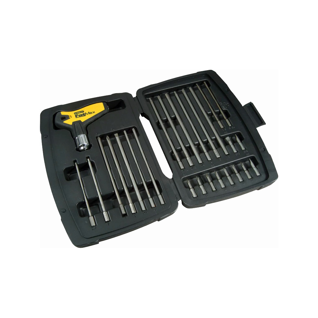 Набір викруток Stanley FatMax з Т- рукояткою з храповим механізмом та набором біт, 27 шт (0-79-153) - зображення 3