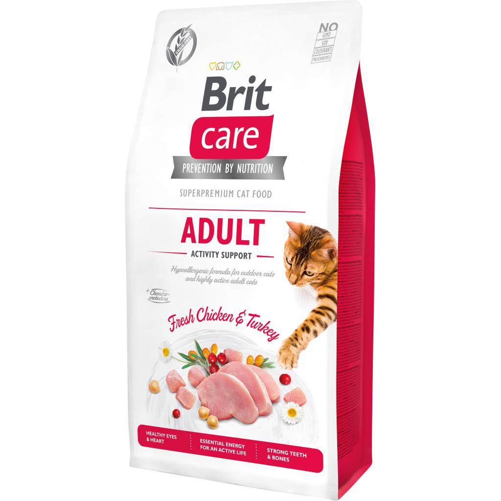 Сухий корм для кішок Brit Care Cat GF Adult Activity Support 7 кг (8595602540815) - зображення 1