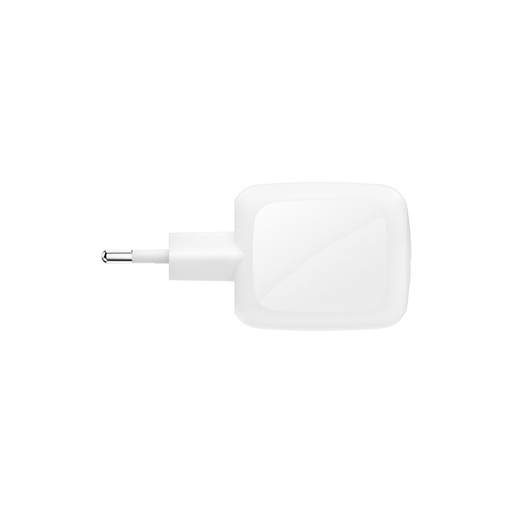 Зарядний пристрій Belkin 2xUSB-C PD67W GaN PPS + cable USB-C to USB-C 2.0m white (WCH020KQ2MWH-B6) - зображення 4