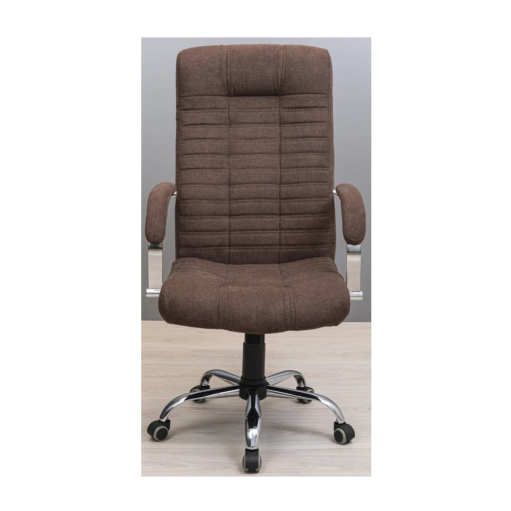 Офісне крісло Richman Атлант Хром П1 M-2 (Anyfix) Шкіра Люкс комбо Шоколад (R00000049261) - зображення 2
