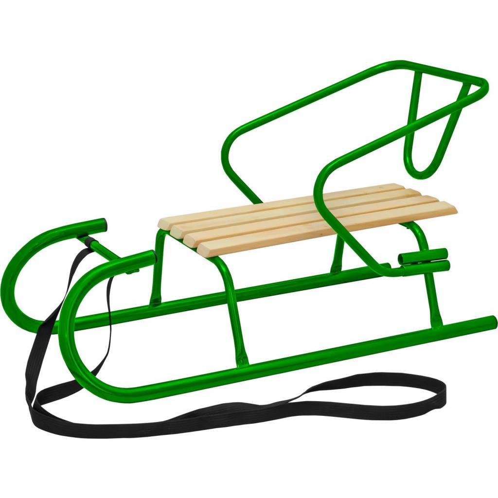 Санки Time Eco Сніжок Зелені (4820211100476GREEN) - зображення 1