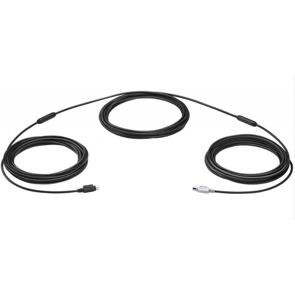 Кабель мультимедійний Logitech Extender Cable for Group Camera 15m Business MINI-DIN (939-001490) - зображення 2