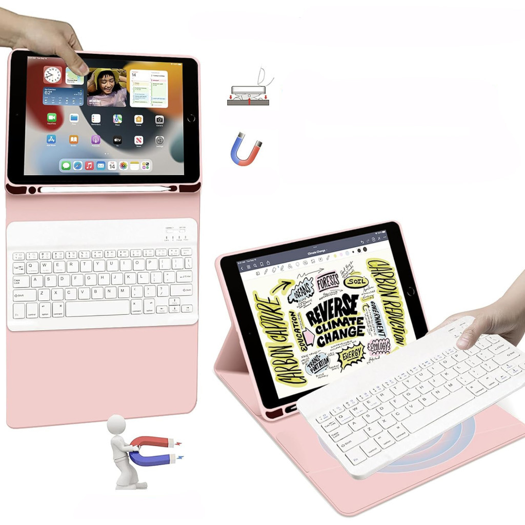 Чохол до планшета BeCover Keyboard Apple iPad 10.9" 2022 Pink (711142) - зображення 6