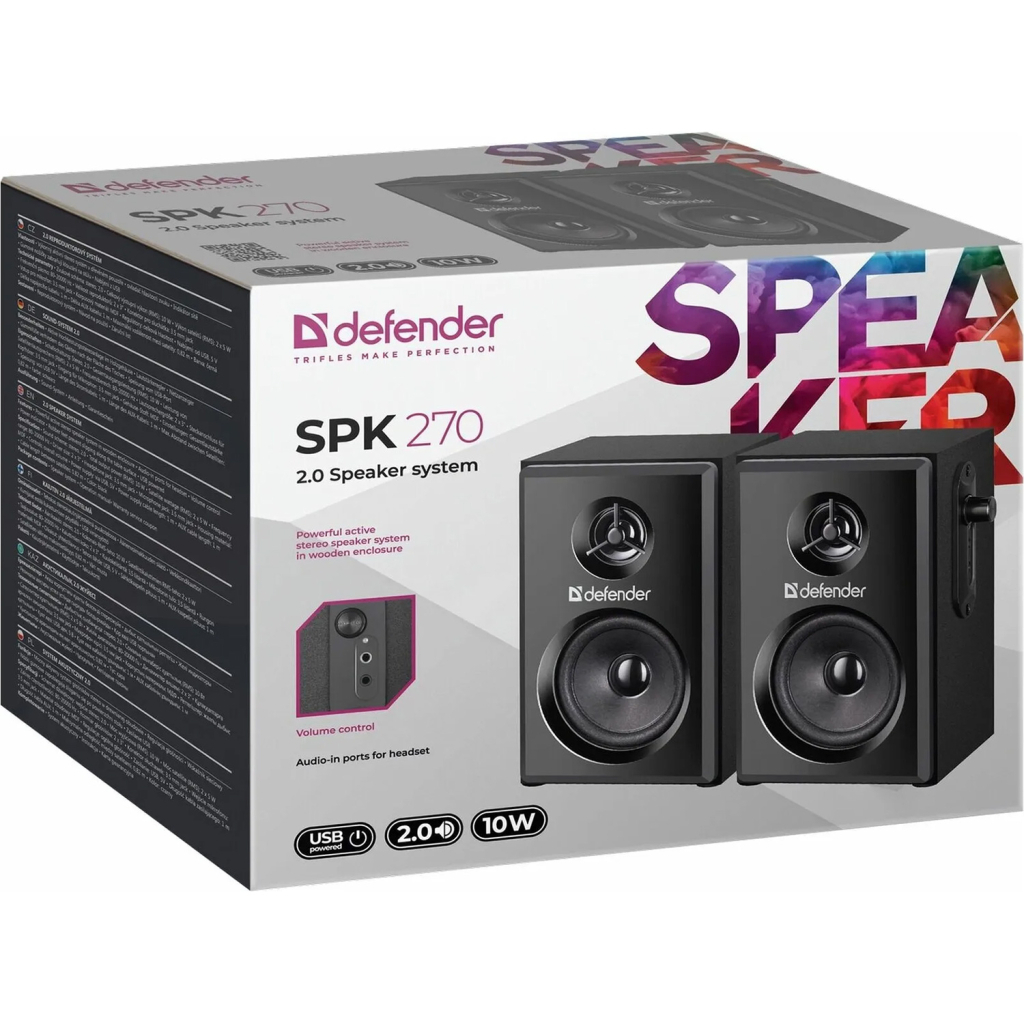 Акустична система Defender SPK 270 USB Black (65270) - зображення 6
